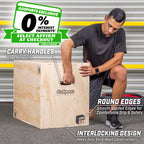 Gosports Fitness Launch Box - 3-In-1 Plyo Jump Box For Exercises Of All Skill Levels