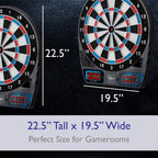 Viper By Gld Products 777 Electronic Dartboard Sport Size Over 40 Games Auto-Scoring Lcd Cricket Display Impact-Tough Target For