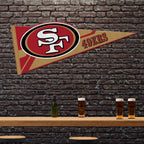 Rico Industries Nfl Football San Francisco 49Ers Soft Felt Pennant - Ez To Hang - Home D  Cor (Game Room, Man Cave, Bed Room)