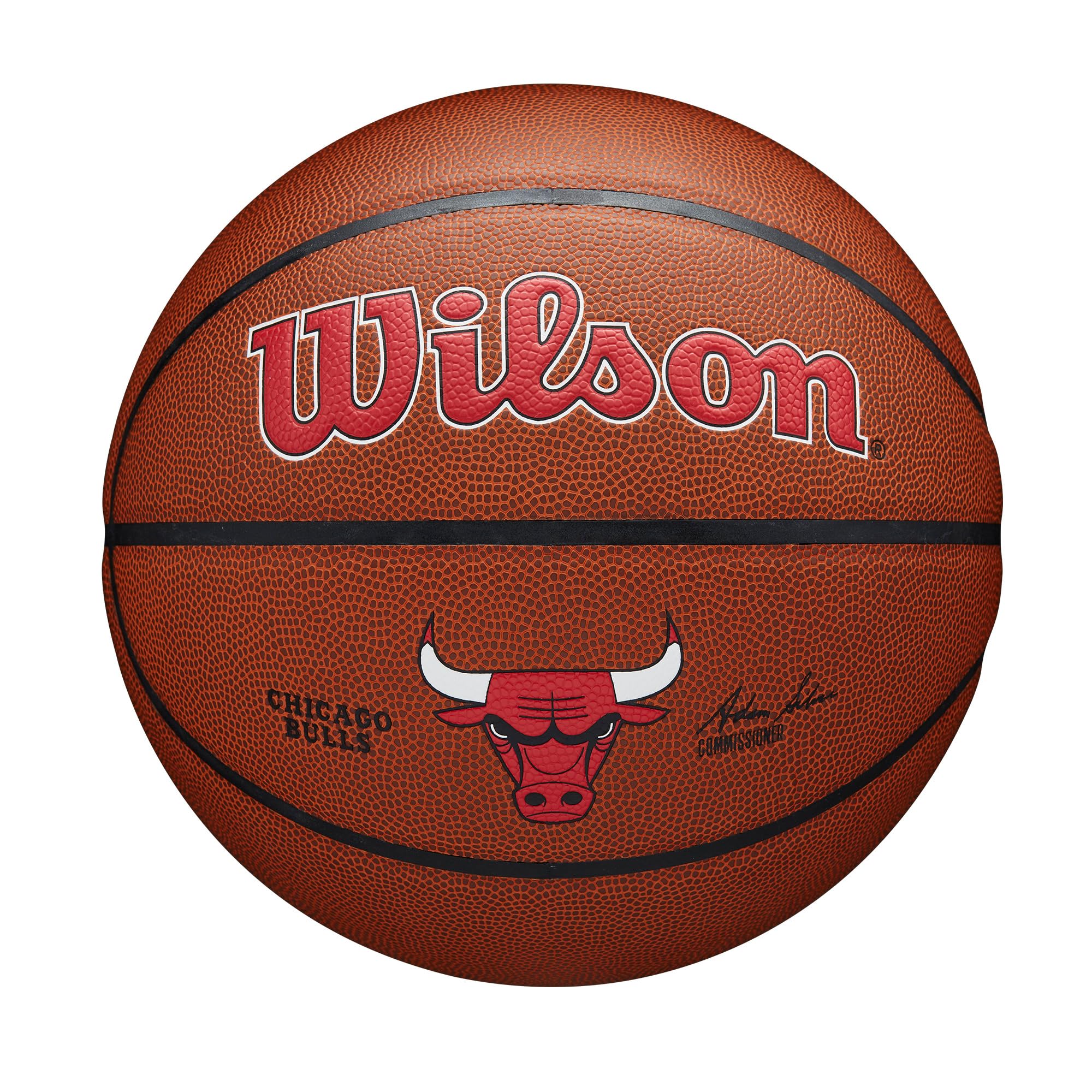 Wilson Nba Team Alliance Basketball - Chicago Bulls, Size 7-29.5''