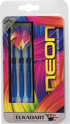 Elkadart Neon Soft Tip Darts With Storage/Travel Case, Blue, 18 Grams