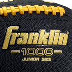 Franklin Sports 1000 Junior Football - Kids Junior Size Youth Football - Durable Outdoor Football - Synthetic Leather - Extra Gr