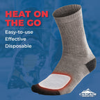 Cascade Mountain Tech Air-Activated Toe Warmers - Up To 5 Hours Of Heat, White, 30-Pack