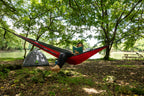 Durable Hammock 400 Lb Capacity, Nylon Camping Hammock Chair - Double Or Single Sizes W/Tree Straps And Attached Carry Bag - Por