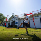 Rukket 12X9Ft Barricade Backstop Net, Indoor And Outdoor Lacrosse, Basketball, Soccer, Field Hockey, Baseball, Softball Barrier