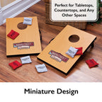 Mainstreet Classics Micro Bean Bag Toss: Travel Sized, (16'' X 10.5'' Boards) Mini Cornhole Game Set