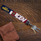 Rico Industries Nba Basketball Denver Nuggets Wrist Lanyard Key Chain, Cute Wristlet Strap Keychain Holder For Women Men Car Key