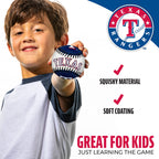 Franklin Sports Texas Rangers Mlb Team Baseball - Mlb Team Logo Soft Baseballs - Toy Baseball For Kids - Great Decoration For De