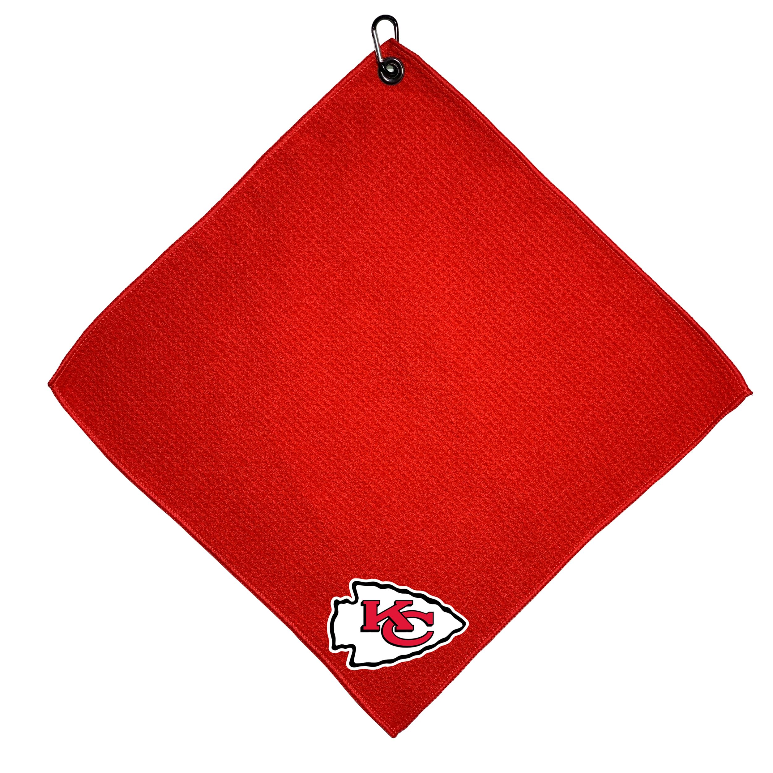 Team Golf NFL Kansas City Chiefs Microfiber Golf Towel, 15x15 (Multicolor)