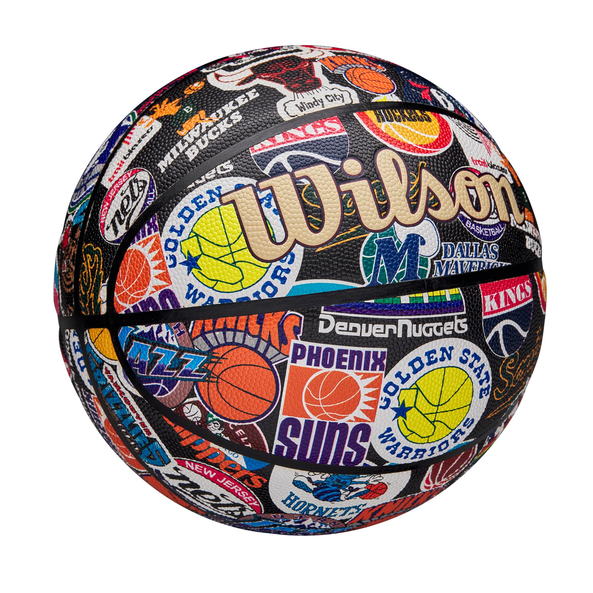 Wilson Nba All Team Retro Basketball - Multicolor, Size 7-29.5''
