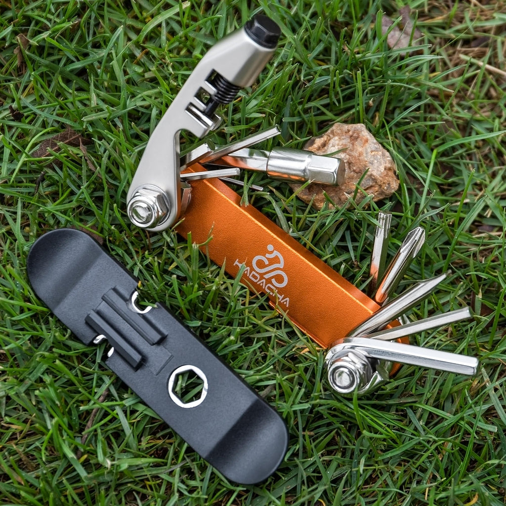 Bike Multitool - Bike Chain Tool/Torx/Hex/Screwdriver - Bicycle Multitool Kit Compact And Lightweight Repair Tools For Road And