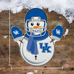Rico Industries Ncaa Kentucky Wildcats Snowman Shape Cut Pennant - Home And Living Room D  Cor - Soft Felt Ez To Hang