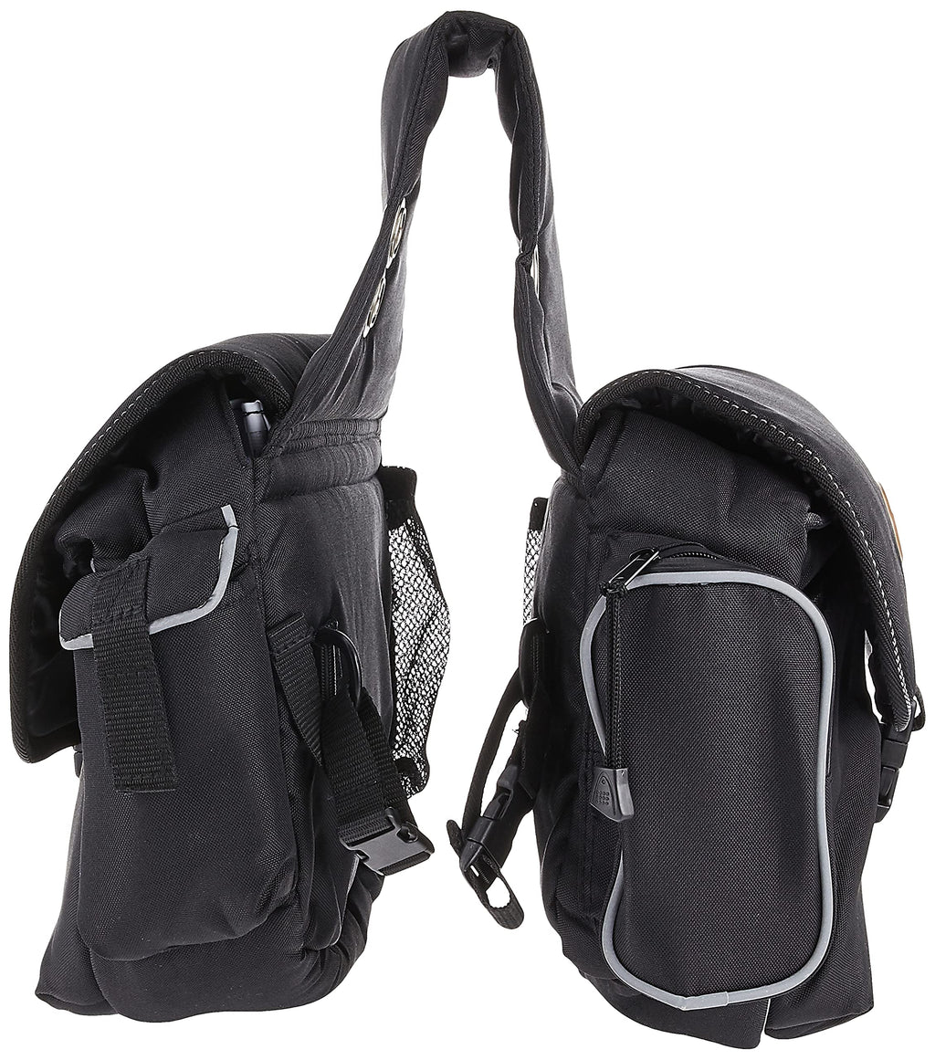Weaver Leather Trail Gear Saddle Bag, Black, 11 L X 4 W X 8.5 H