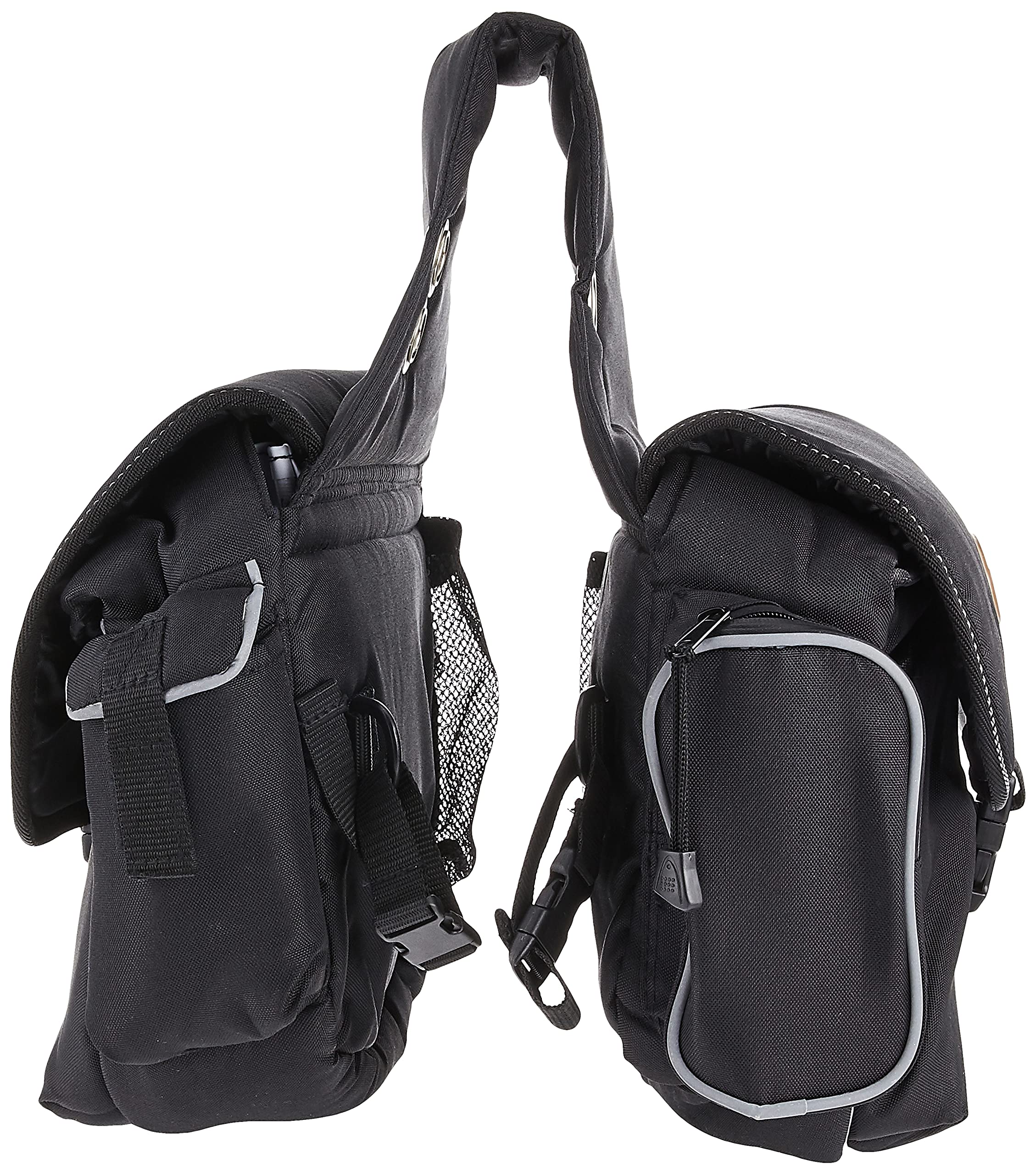 Weaver Leather Trail Gear Saddle Bag, Black, 11 L X 4 W X 8.5 H