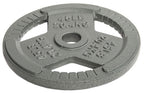 Fitvids Cast Iron Plate Weight Plate For Strength Training And Weightlifting, 2-Inch Center, 45Lb (Single)