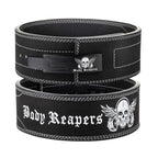Body Reapers Weight Lifting Belt For Men & Women, Heavy Duty Lever Belt Weightlifting Belt Made Of Calfskin Leather 10Mm Thick, 