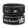 Body Reapers Weightlifting Belt 10Mm Thick, 4-Inch Wide Calfskin Leather Weight Belt With Adjustable Metal Buckle Offers Back Su