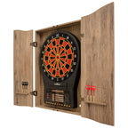 Dmi Sports Tan Cricketpro Dartboard Cabinet  Designed For Arachnid 15.5Cricketpro 900, 800, 750, 650 Electronic Dartboards  Does