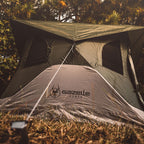 Gazelle Tents, T3X Hub Tent, Easy 90 Second Set-Up, Waterproof, UV Resistant, Removable Floor, Ample Storage Options, 3-Person,