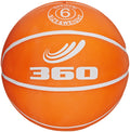 360 Athletics Playground Rubber Basketball, Size 6, Orange