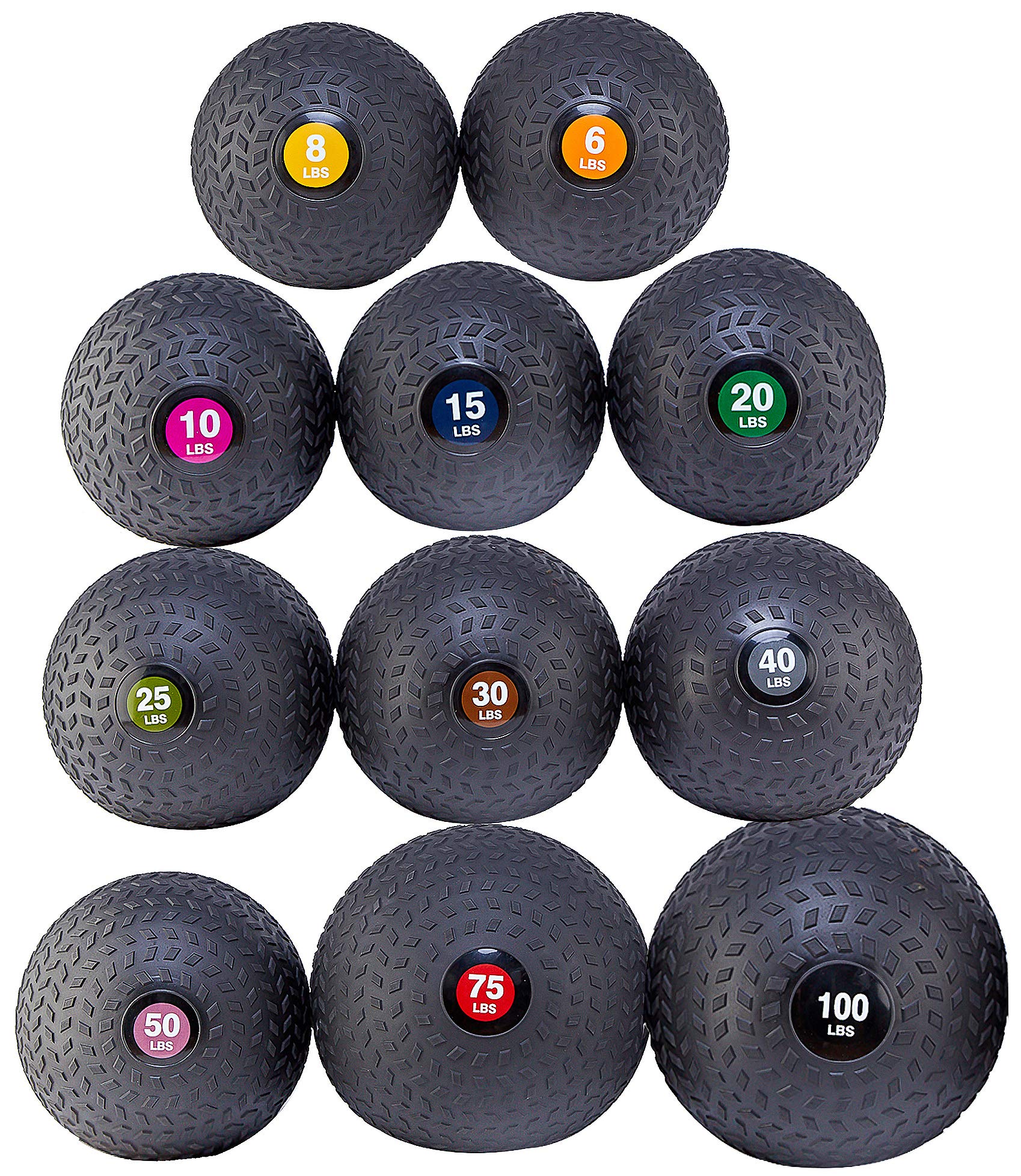 Fitvids Workout Exercise Fitness Weighted Medicine Ball, Wall Ball And Slam Ball, Slam Ball, 40 Pounds
