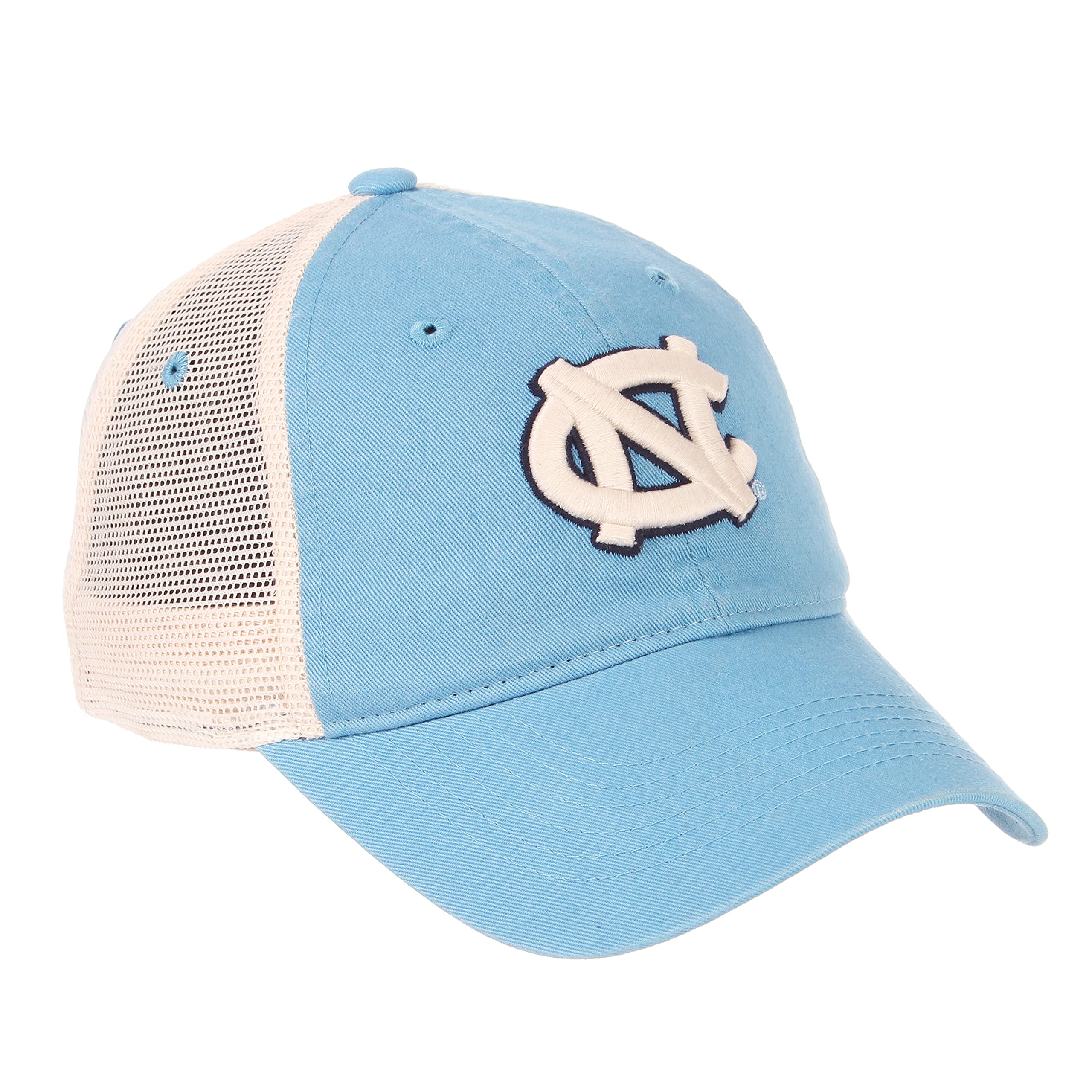 Ncaa Zephyr North Carolina Tar Heels Mens University Relaxed Hat, Adjustable, Team Color/Stone