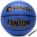 AND1 Fantom Rubber Basketball: Official Regulation Size 7 (29.5 inches) Rubber Basketball - Deep Channel Construction Streetball