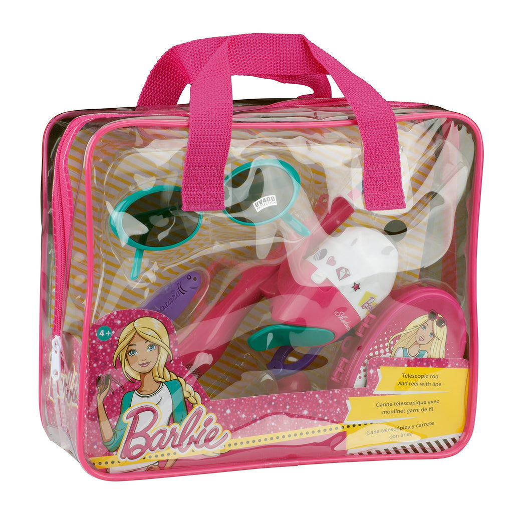 Shakespeare Mattel Barbie Purse Fishing Kit With Rod And Reel
