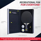 Killerspin Impact D2, Table Tennis Paddles, Table Tennis Racket, Ping Pong Paddle Case, Table Tennis Equipment For Beginners/Int