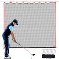 FRANKTECH Golf Netting, 10ft, 15ft, 20ft Sports Netting - Heavy Duty High Impact Multi-Sport Practice Net for Golf, Baseball, So