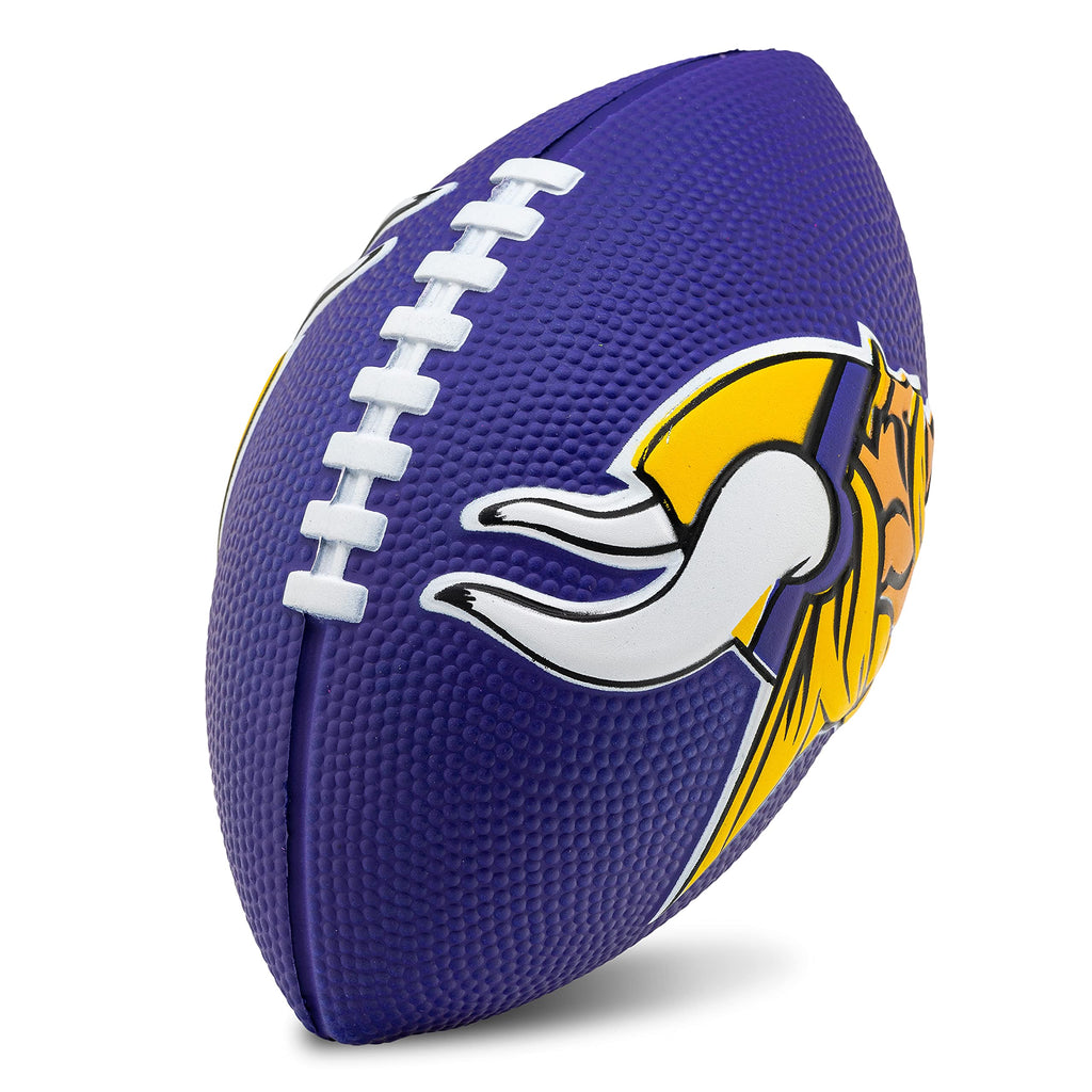 Franklin Sports Nfl Team Foam Footballs - Soft Foam Youth Mini Footballs For All Nfl Teams - Kids Junior 8.5'' Football + Air Pu