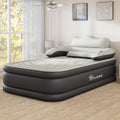 YITAHOME FullXL Size Air Mattress with Headboard, 18in Inflatable with Pillow, Blow Up Mattress with Pump, Comfort Air Bed Queen