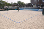 Tandem Sport Volleyball Court Lines - 2'' Blue Webbed Volleyball Court Lines - Volleyball Lines For Regulation Size Or Short Cou