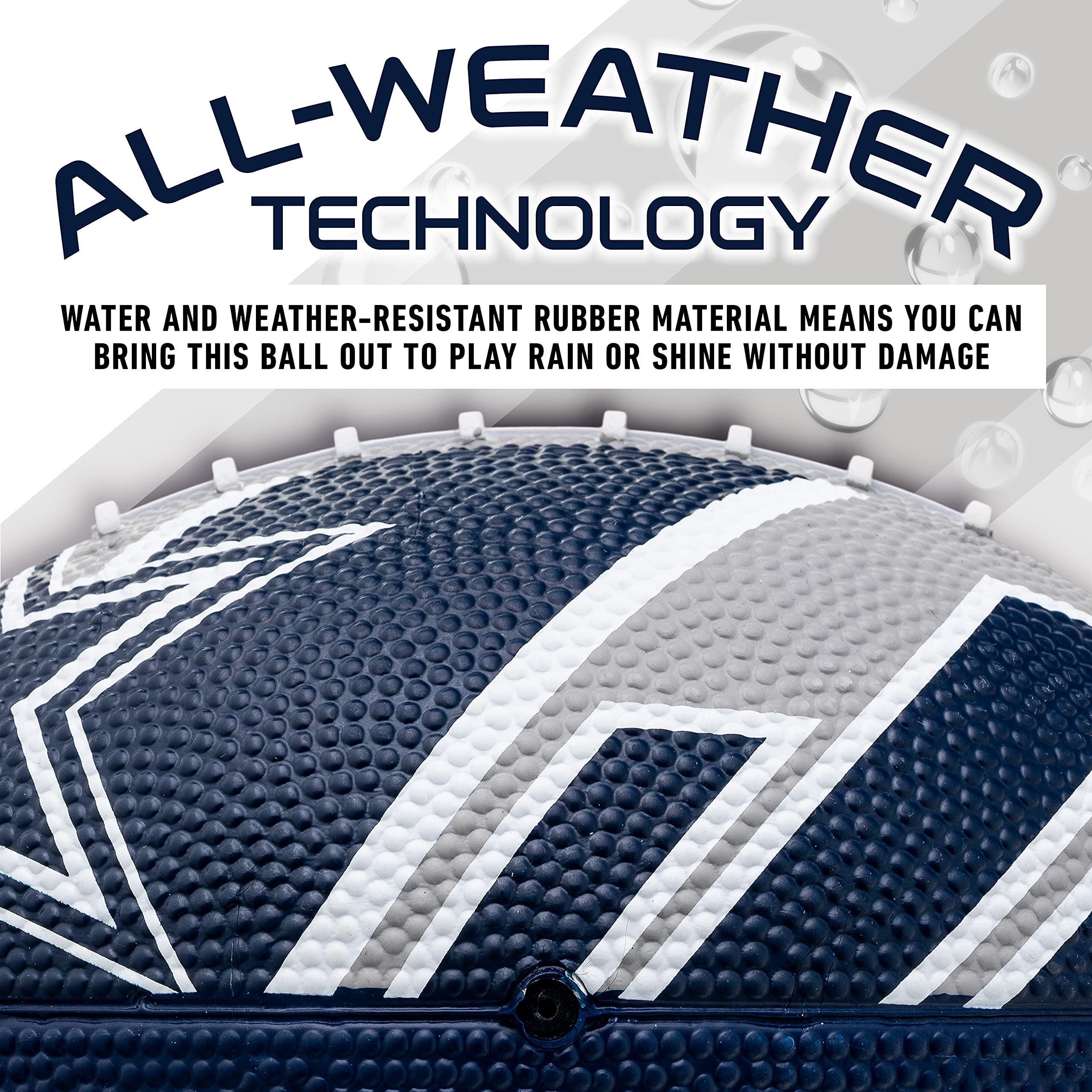 Franklin Sports Nfl Dallas Cowboys Football - Youth Football - Mini 8.5'' Rubber Football - Perfect For Kids - Team Logos And Co