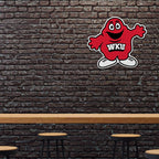 Rico Industries Ncaa Western Kentucky Hilltoppers Mascot Shape Cut Pennant - Home And Living Room D  Cor - Soft Felt Ez To Hang