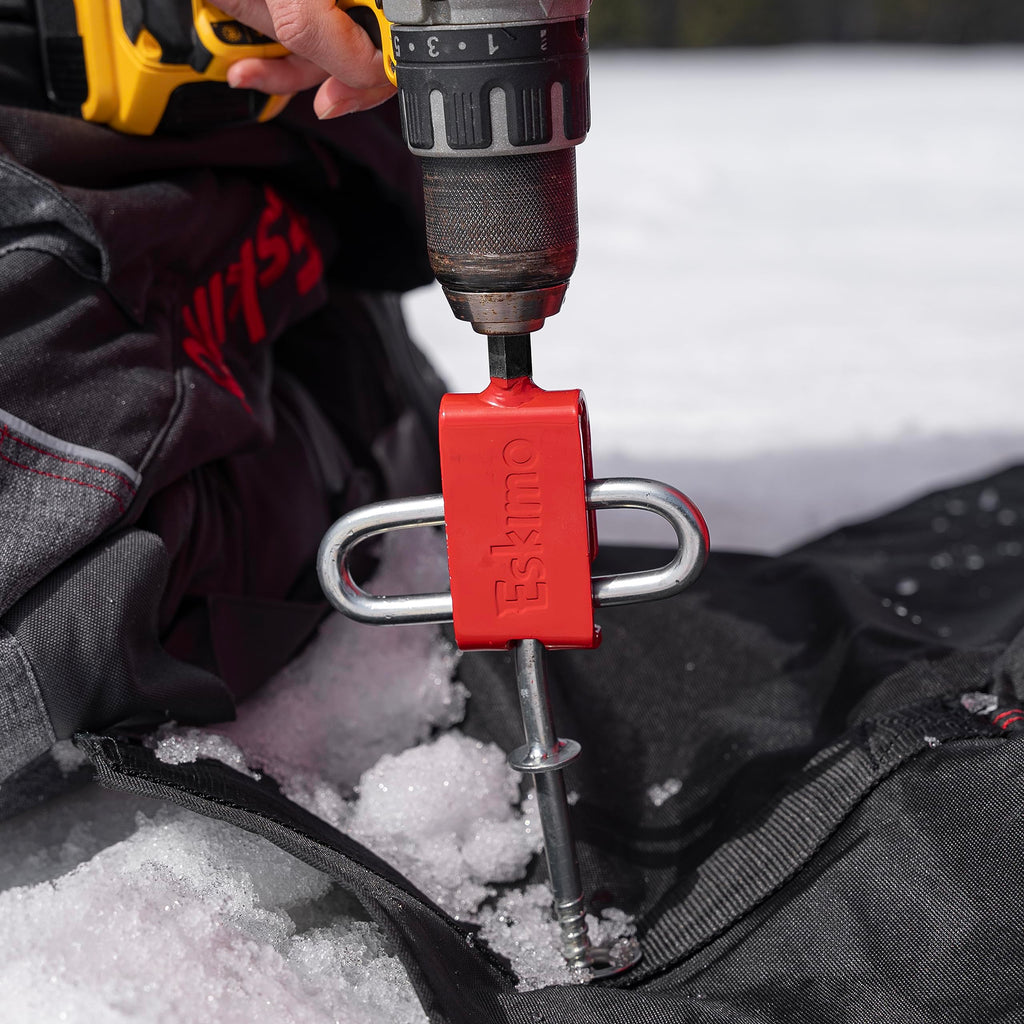 Eskimo 43416 Anchor Install Adapter, Shelters, Red