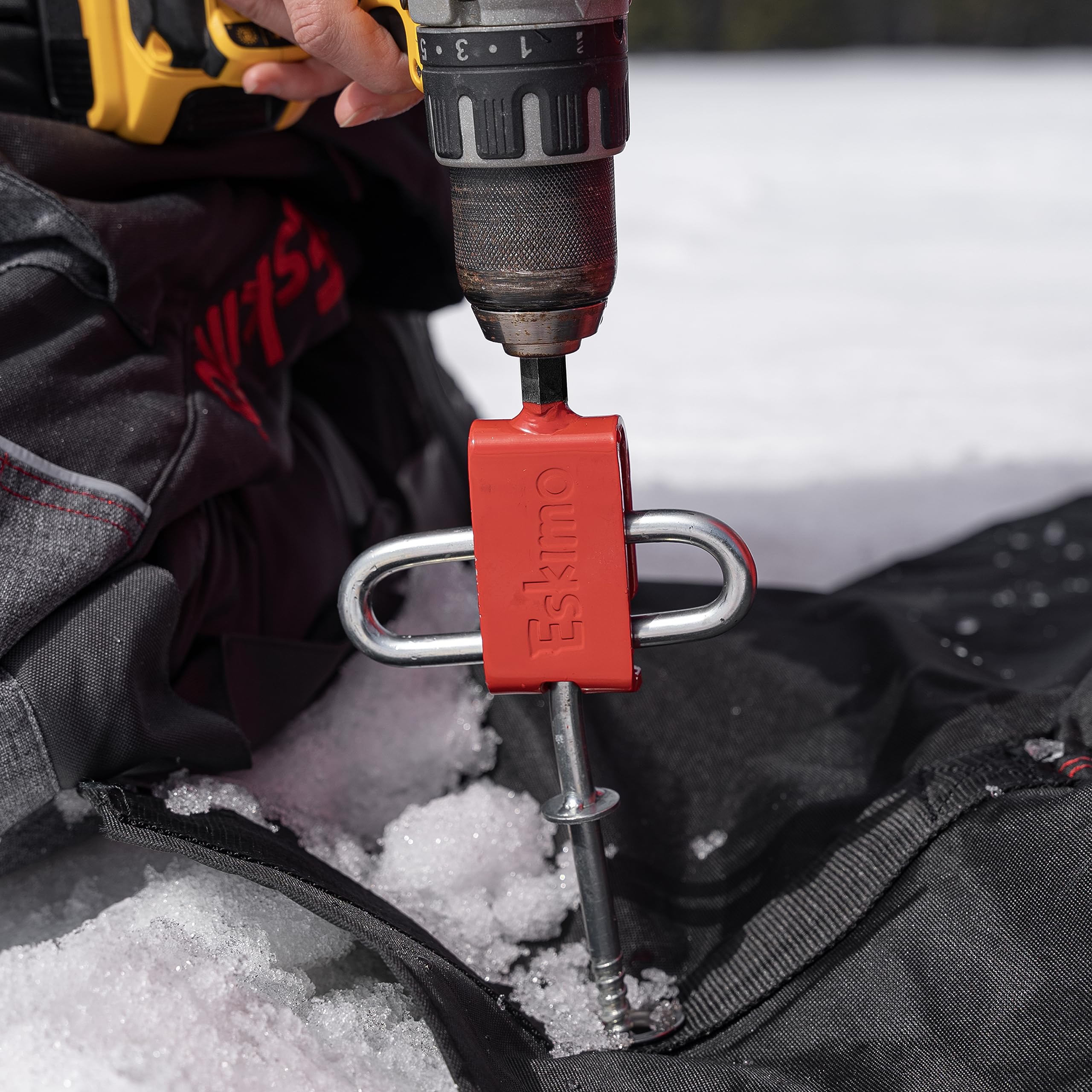 Eskimo 43416 Anchor Install Adapter, Shelters, Red