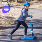 SKIDEE Kick Scooter for Kids Ages 3-5 | Foldable 3 Wheel Scooter with Lean-to-Steer, Adjustable Height, Removable Seat & LED Lig