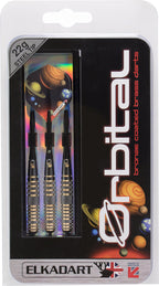 Elkadart Orbital Steel Tip Darts With Storage/Travel Case, 22 Grams,Gold