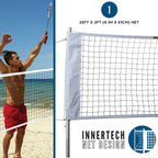 Franklin Sports Badminton Net Set - 4 Aluminum Rackets, 2 Birdies, Adjustable Net And Stakes - Backyard Or Beach Badminton Set -