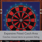 Viper By Gld Products Neptune Electronic Dartboard Cabinet Combo Pro Size Over 55 Games Large Auto-Scoring Lcd Cricket Display E