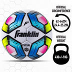 Franklin Sports Futsal Ball - Low Bounce Futsal And Indoor Soccer Training Ball - Heavy Indoor + Outdoor Futsal Ball - Official
