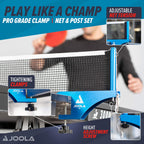 Joola Professional Grade Wx Aluminum Indoor & Outdoor Table Tennis Net And Post Set - Quick Setup - 72In Regulation Ping Pong Ne