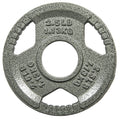Hulkfit 2-Inch Iron Plate For Strength Training, Weightlifting, Single (2.5 Pounds), Silver