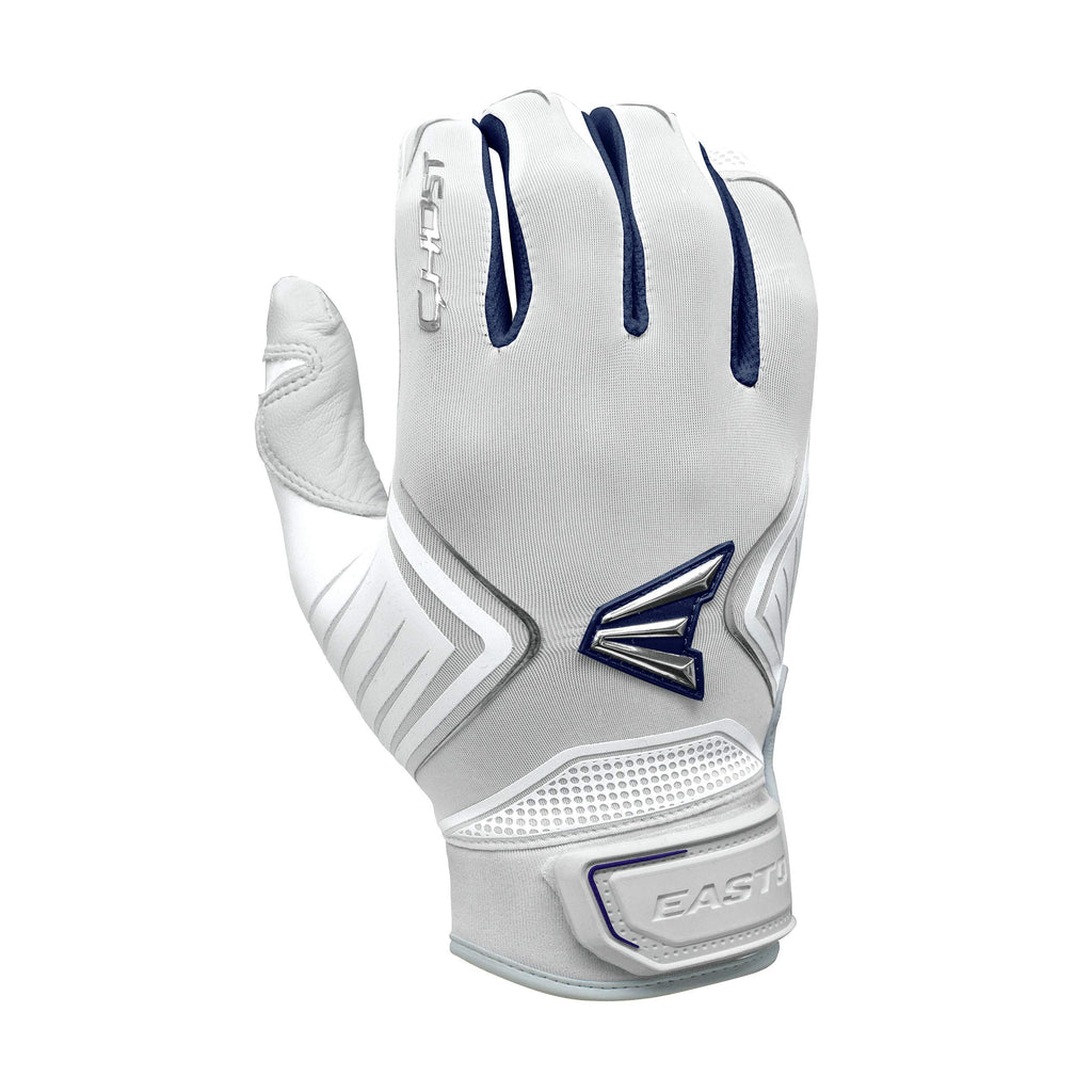 Easton Ghost Fastpitch Softball Batting Glove, Womens, X Large, White Navy