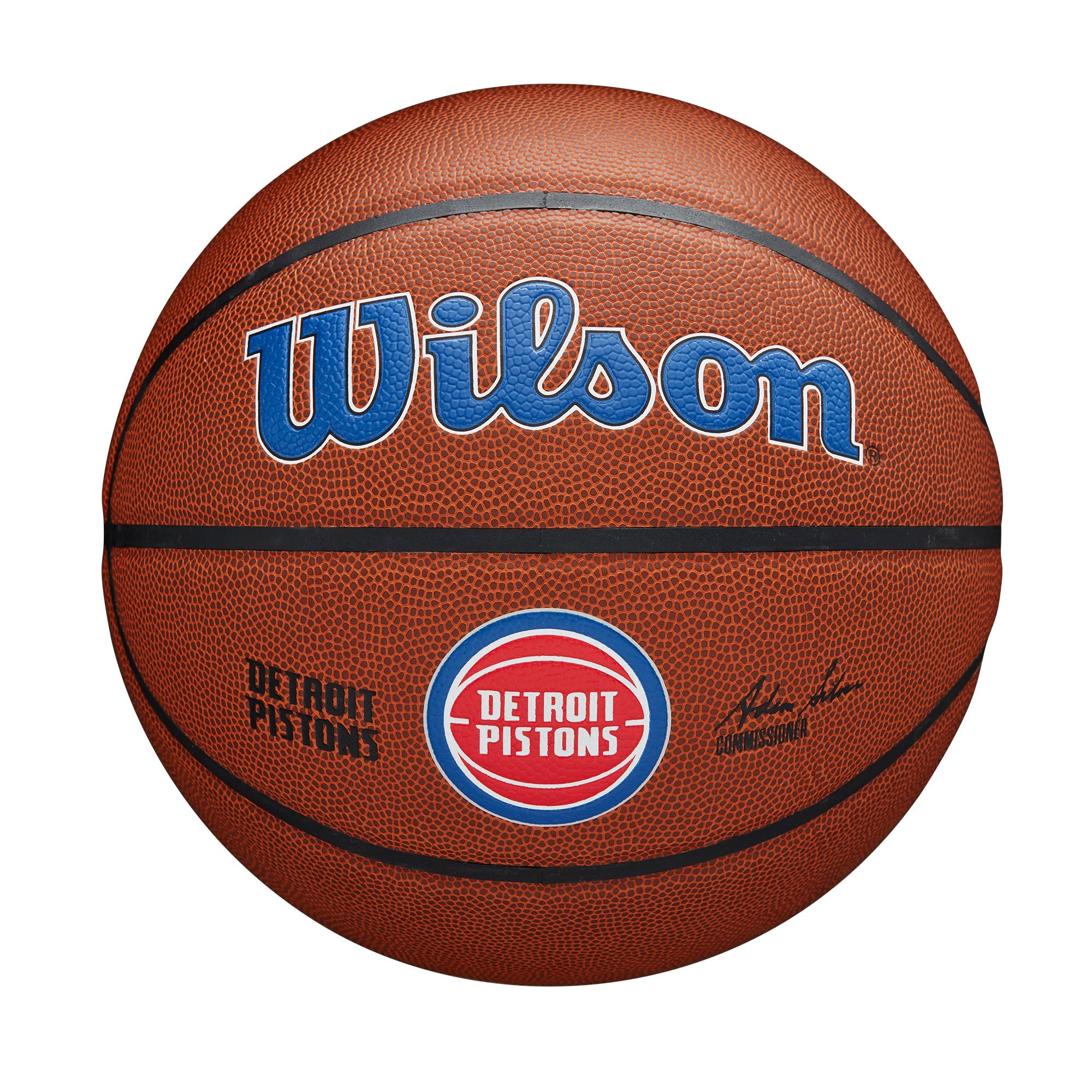 Wilson Nba Team Alliance Basketball - Detroit Pistons, Size 7-29.5''
