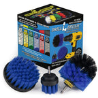Drill Brush Boat Accessories - Kayak Cleaning Kit - Boat Drill Brush Set - Marine Scrub Brush Attachment For Drill - Rotary Clea