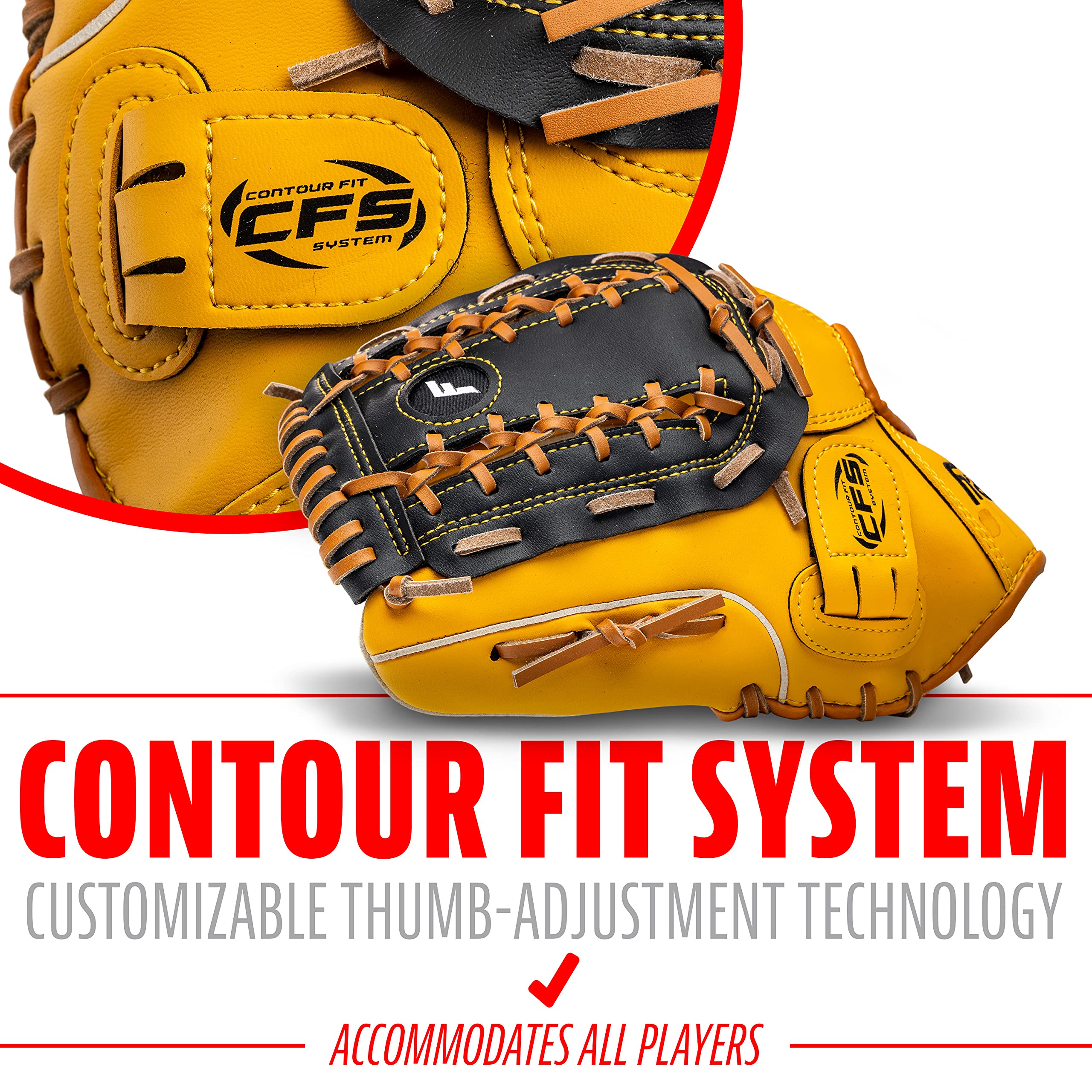 Franklin Sports Baseball And Softball Glove - Field Master - Baseball And Softball Mitt Tan, 12''
