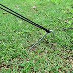9 Inch Tent Stake Yard Inflatable Stakes Metal Tent Pegs Heavy Duty Ground Stake Fence Hooks Camping Spikes For Canopies, Tarp A