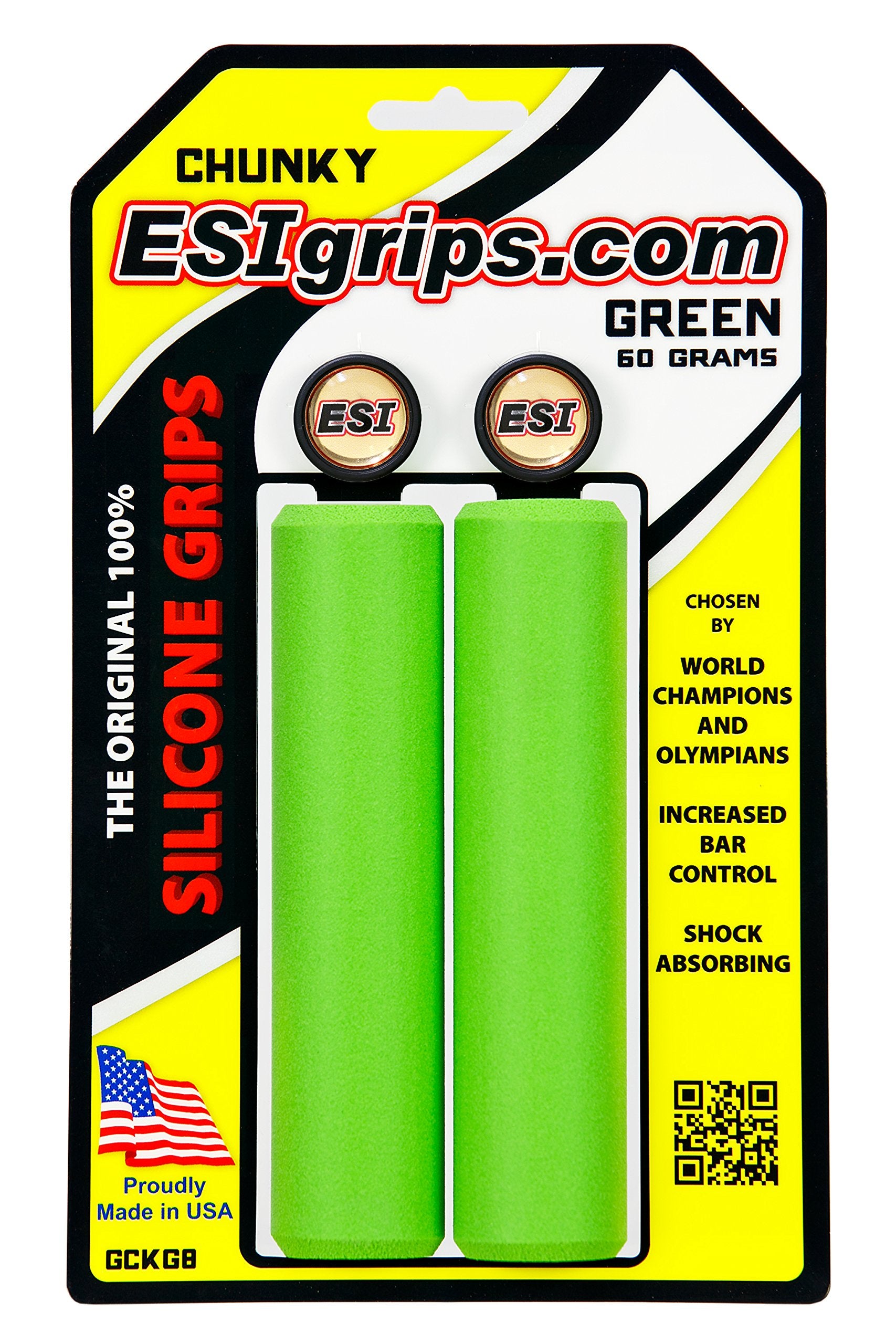 Esi Grips Chunky Mtb Grip (Green), One Size (Gckg8)